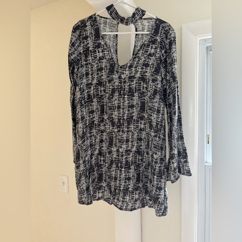 Black and White Women's Top